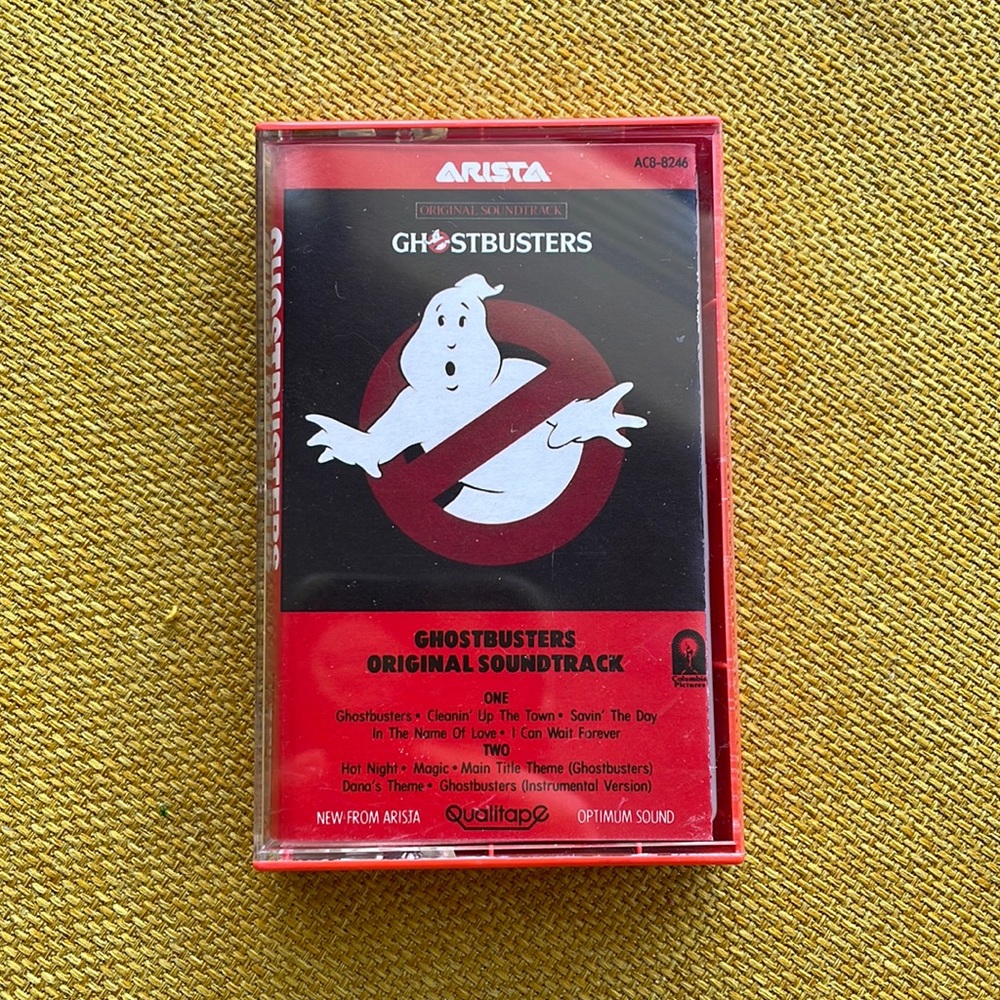 Ghostbusters Original Soundtrack Cassette Tape